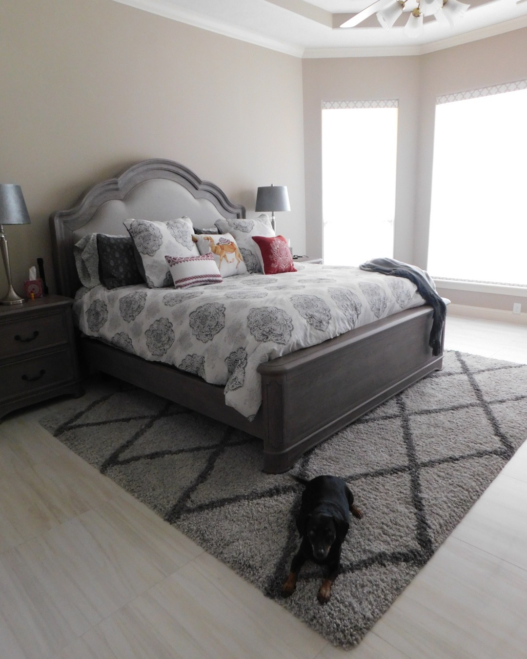 Updated master bedroom