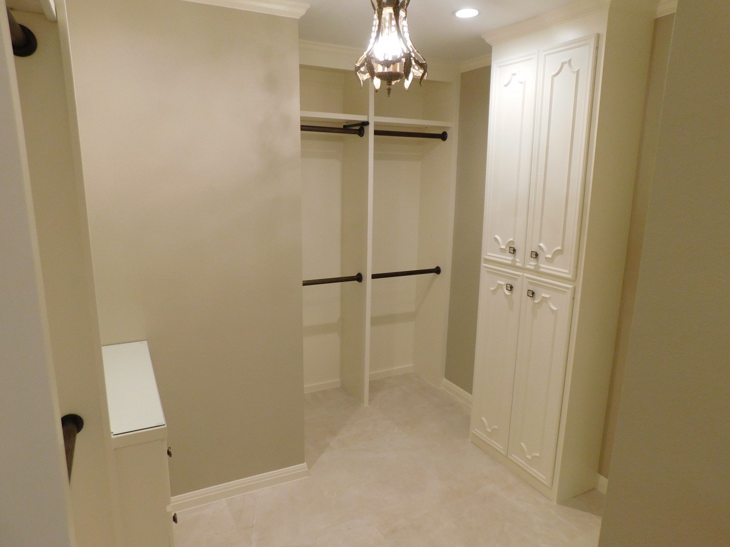 Master Closet - Converted to His and Her walk-in closet from an existing hallway!