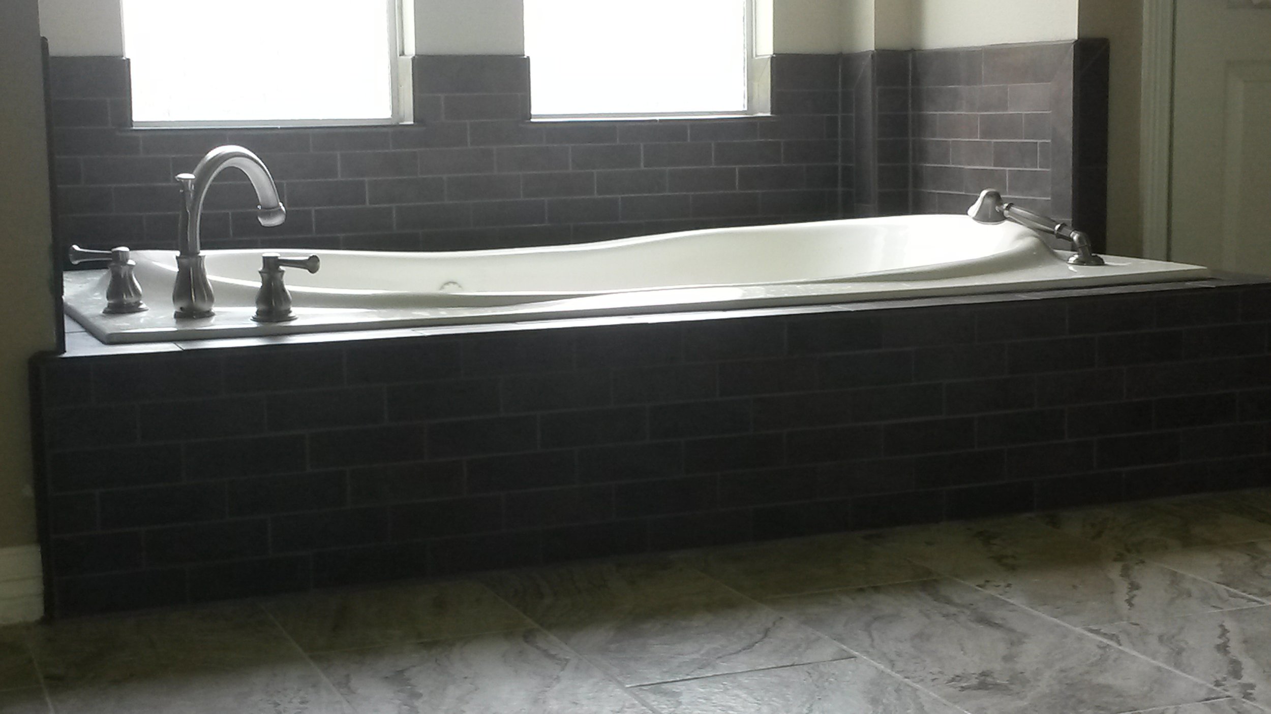 Giant soaking tub 