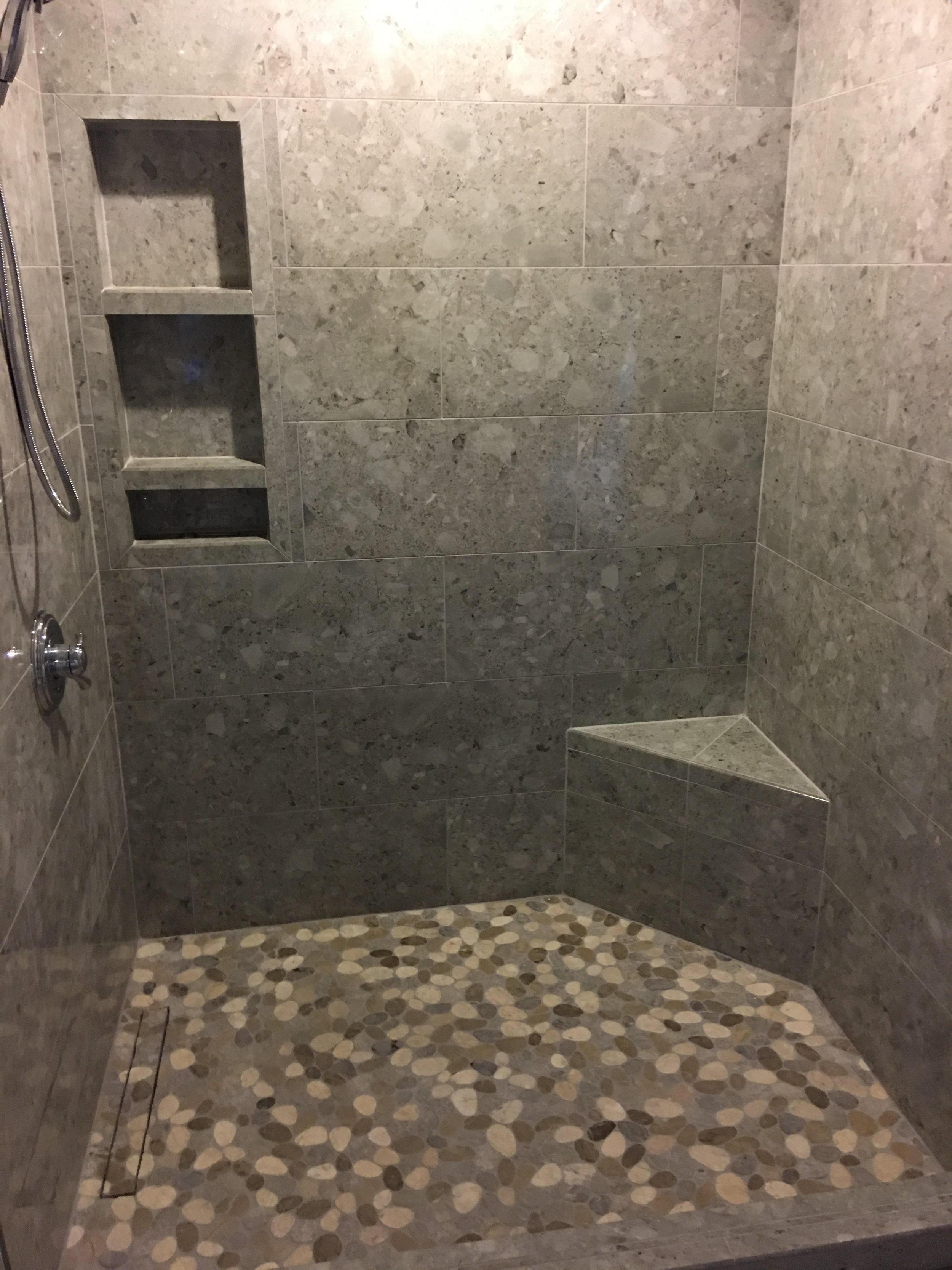 Tile shower