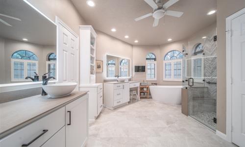 Elegant Master Bathroom Remodel