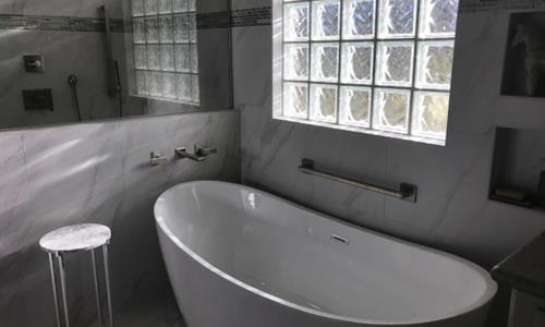 Marble Master Bathroom