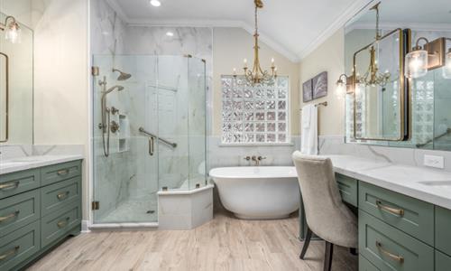 Elegant Master Bathroom Remodel